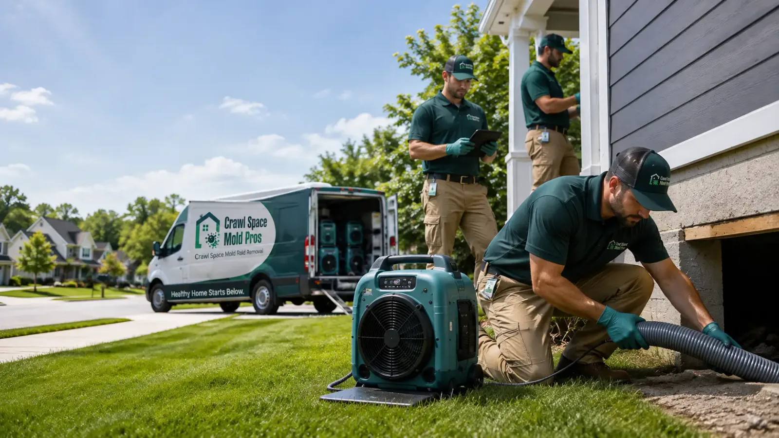 Crawl Space Mold Removal in Derby, CT